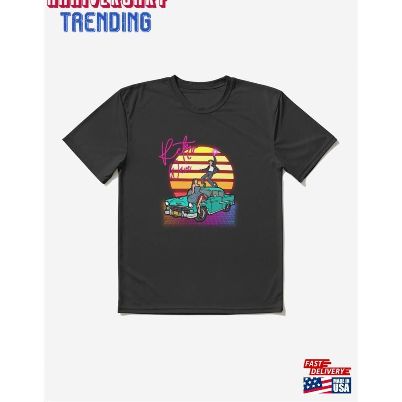 Retro Dance In The Car Active Tshirt Classic